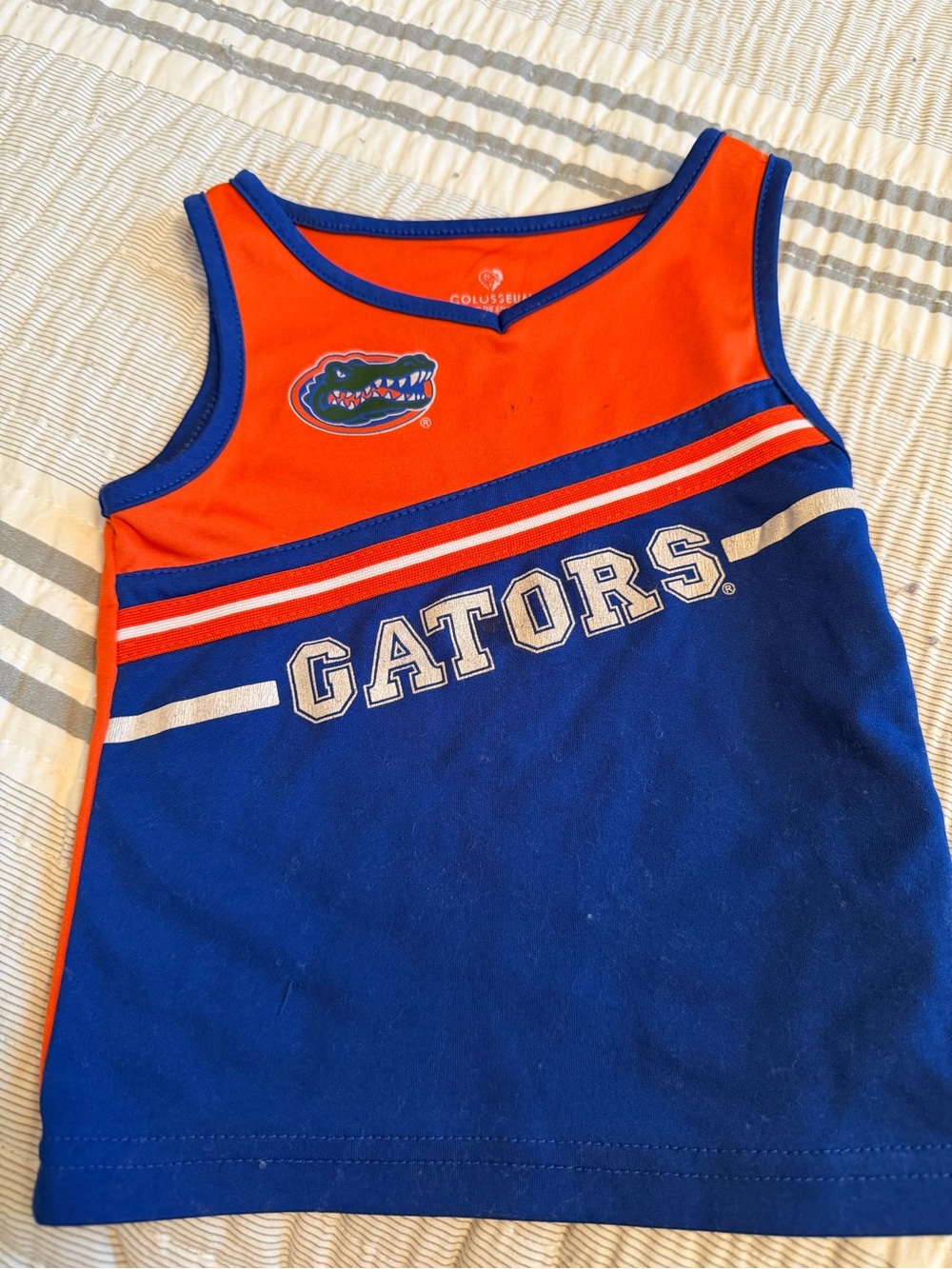 Colosseum Kids Florida Gators Blue & Orange Tank Top baby 2T